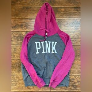 VS PINK zip up hoodie